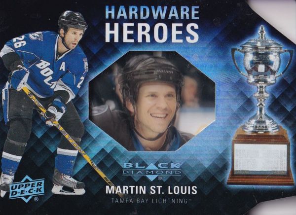 insert karta MARTIN ST. LOUIS 11-12 Black Diamond Hardware Heroes /100